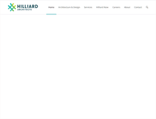 Tablet Screenshot of hilliardarchitects.com
